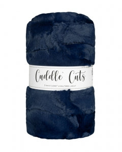 Shannon Fabric - Luxe Cuddle - 2 yard Cuddle Cut - Hide Navy