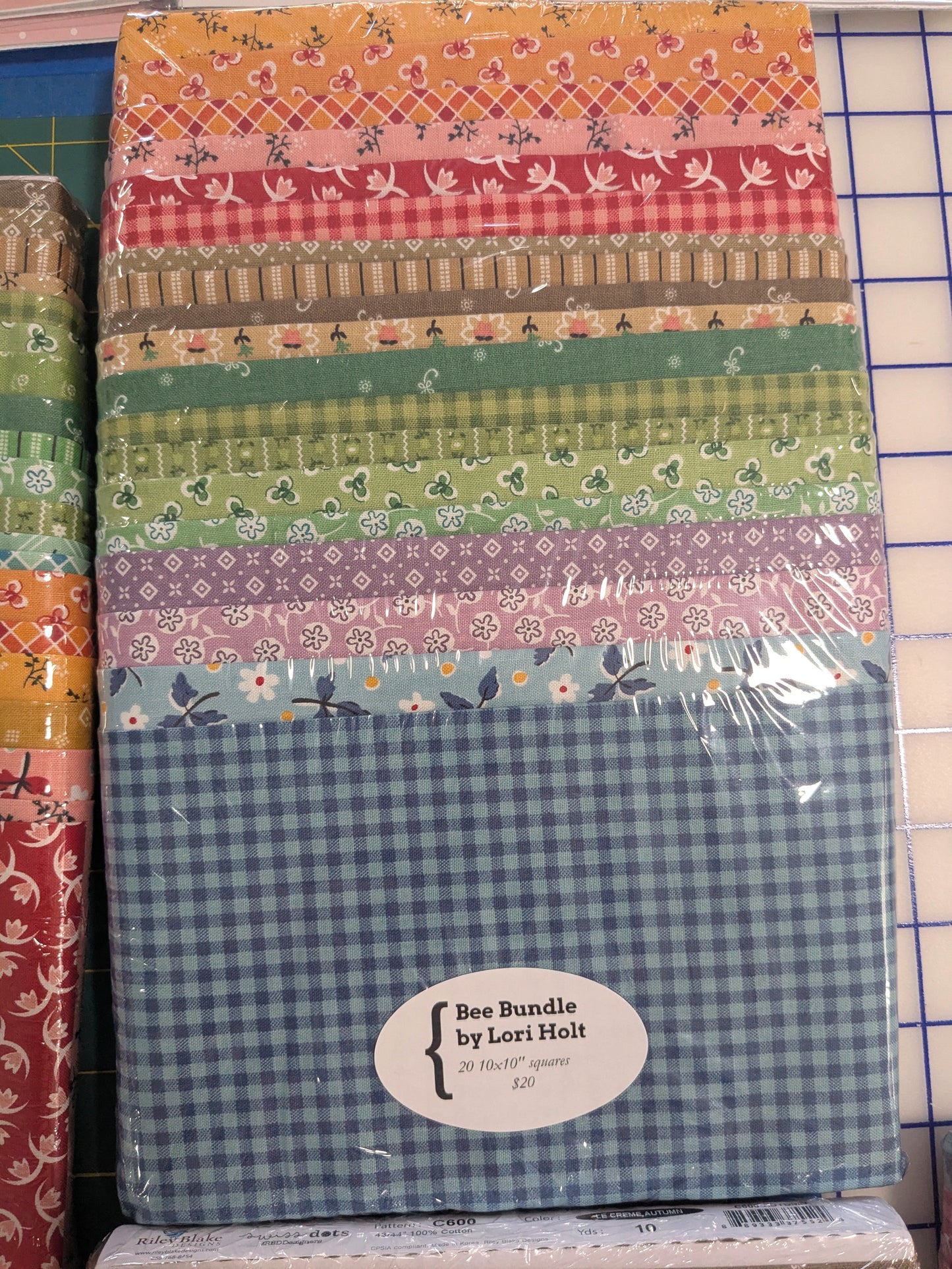 Bee Bundle by Lori Holt - 10" squares