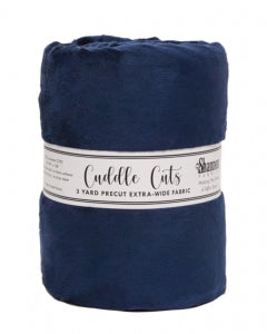 Shannon Fabric - Luxe Cuddle - 3 yard Cuddle Cut Extra Wide - Navy