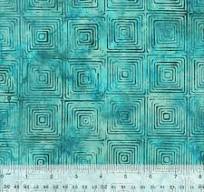 Anthology - JDJ - Lagoon, Labyrinth, Teal - Batik