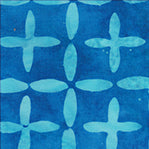 Anthology - Batik -Splendor - Intersection - Cobalt blue