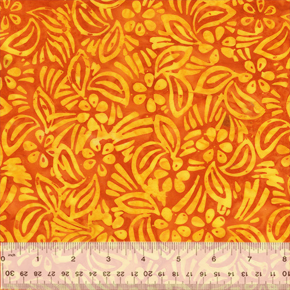 Anthology - Batik -Splendor - Hibiscus Orange