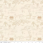 Riley Blake - Winnie the Pooh - Cream - Map