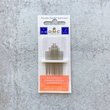 DMC - embroidery needles 3-9