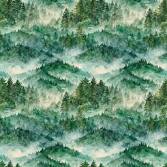 QT Fabrics - Earthly Delights Pine Mountains
