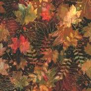 In the Beginning - Falling Leaves - Collage Multi