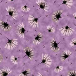 QT Fabrics - Floral Allure - Small Flowers Lilac