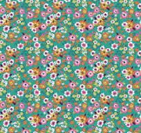 Riley Blake - Flower Farm Potted - Teal