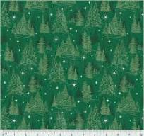 Windham Fabrics - Jolly Christmas - Forrest Green Trees