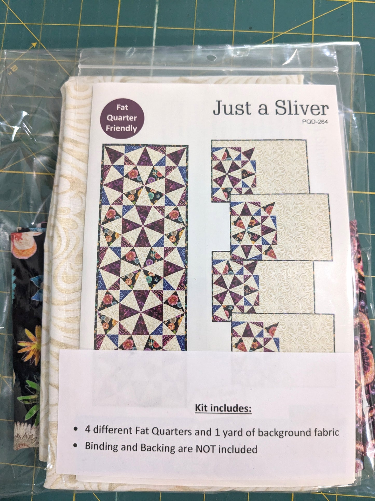 Just A Sliver KIT - Table Runner or Placemats by Poor House Quilt Designs