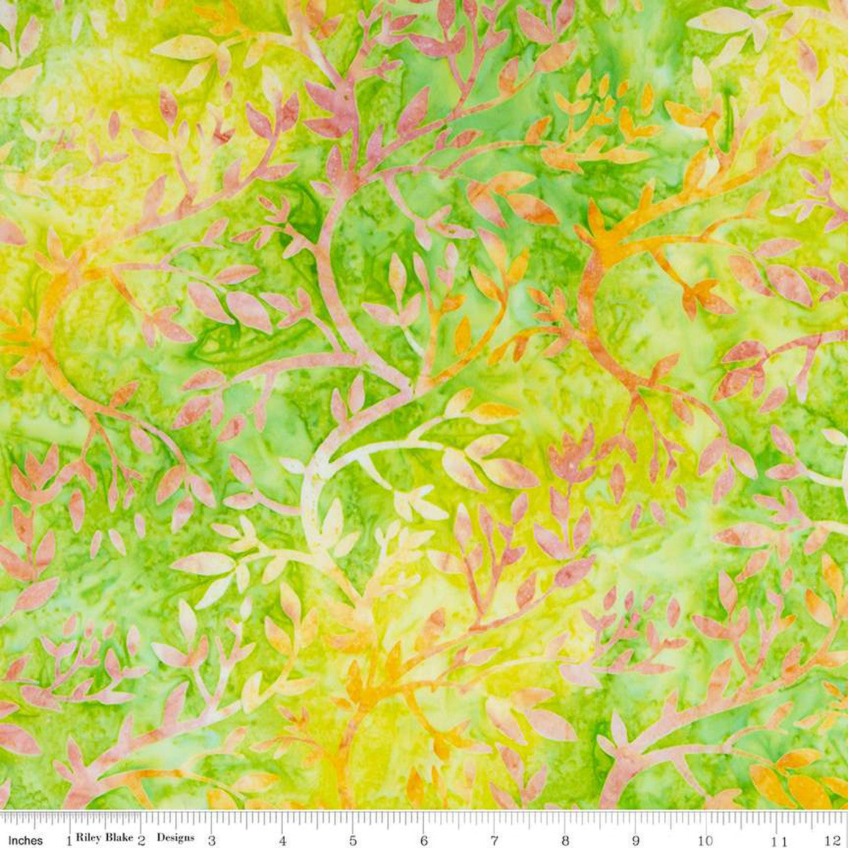 Riley Blake - Batiks - Light Green Multi