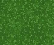 Windham Fabrics - meowy Christmas - Green twinkle stars