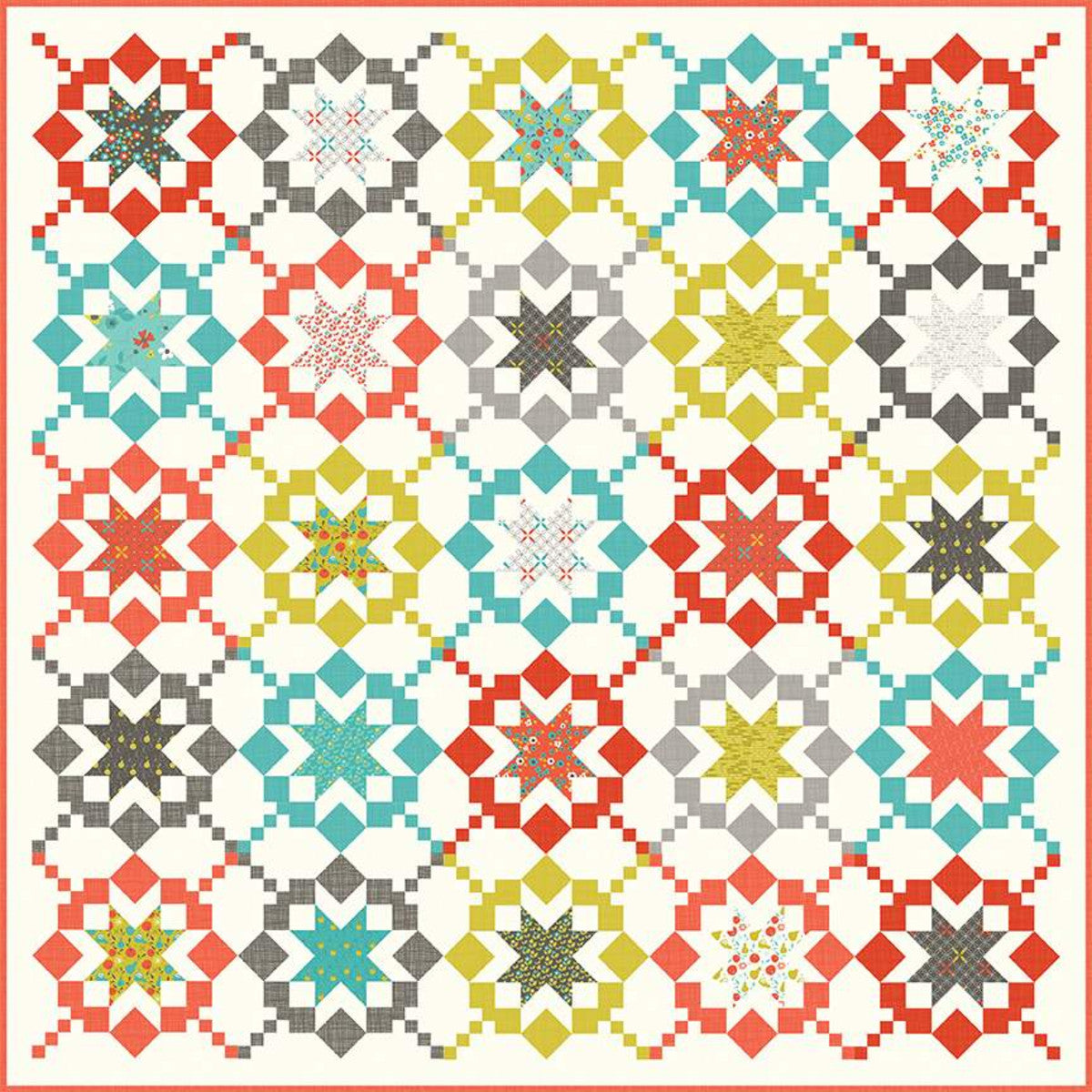 Pieces From My Heart - Carnival 10" Stacker Pattern by Sandy Gervais