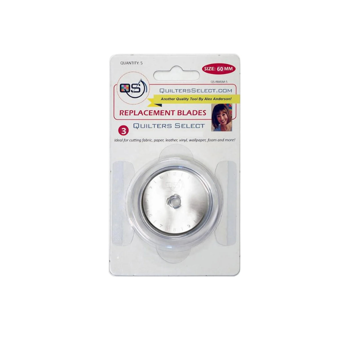 Quilters Select 60MM Rotary Blade - 3 blades