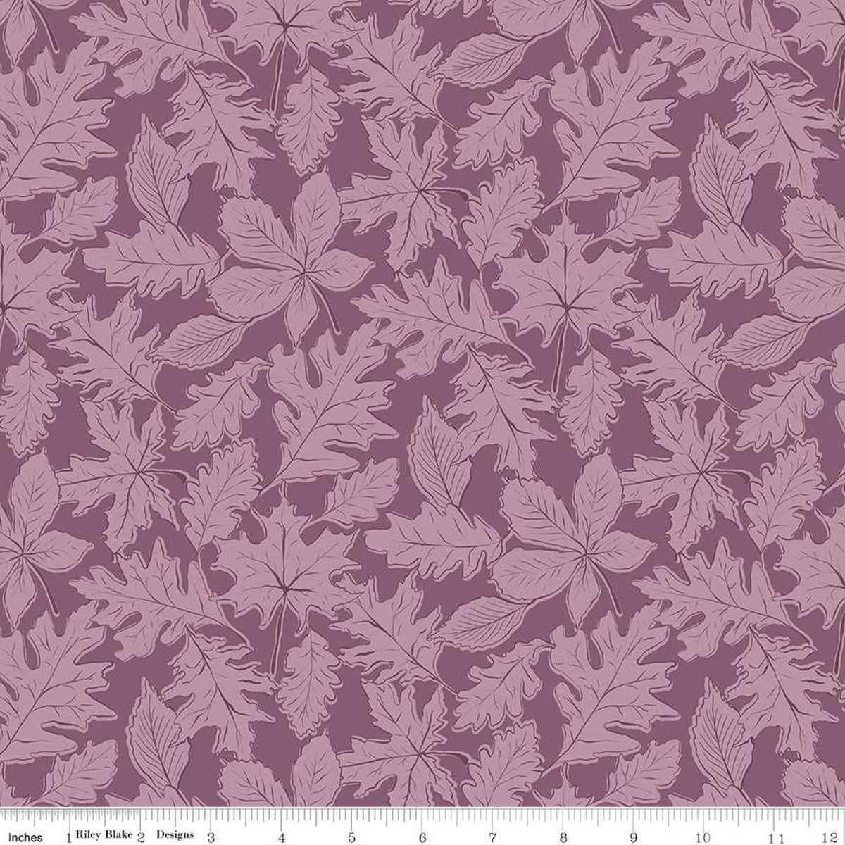Riley Blake - Maple Fall Purple by Gabrielle Neil