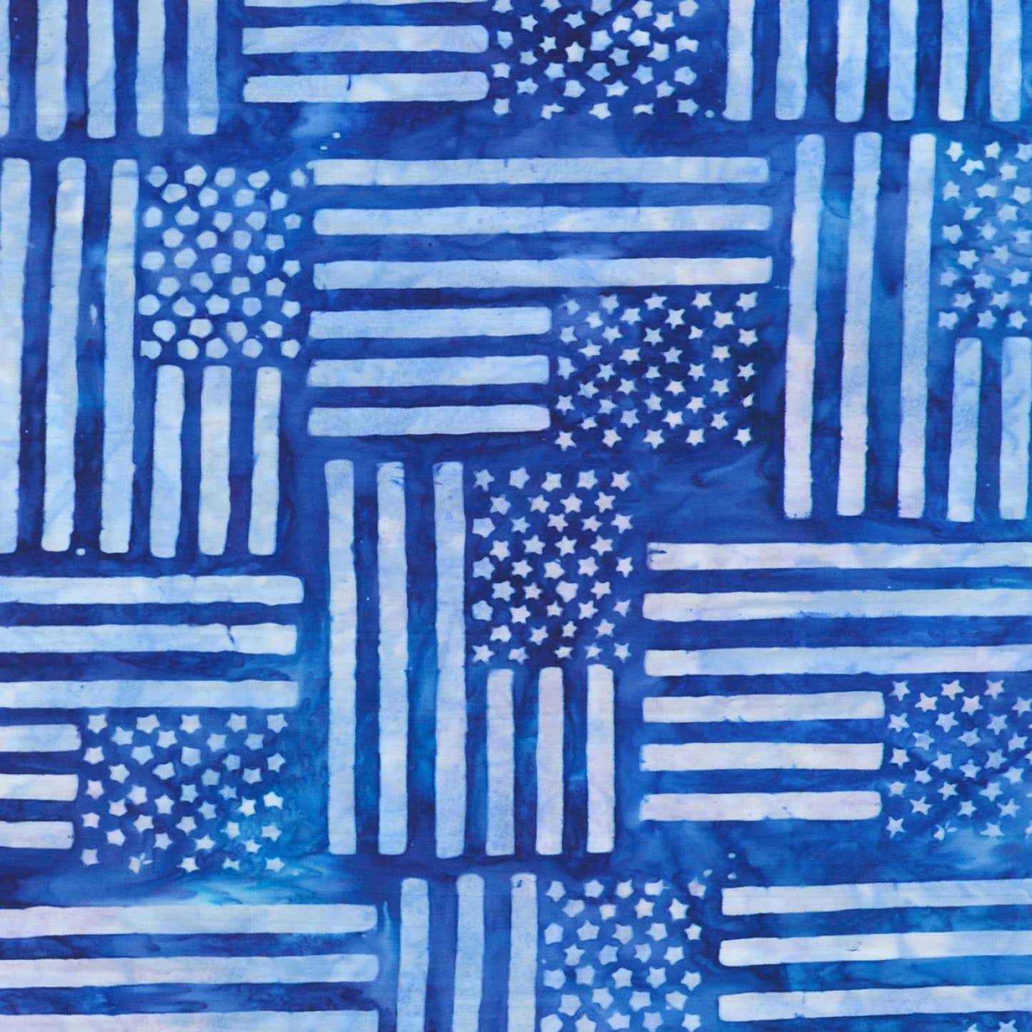 Robert Kaufman - Star Spangeled Blue Flags
