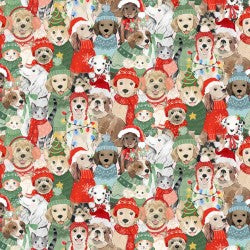 Clothworks -Santa Paws - Posing Pets