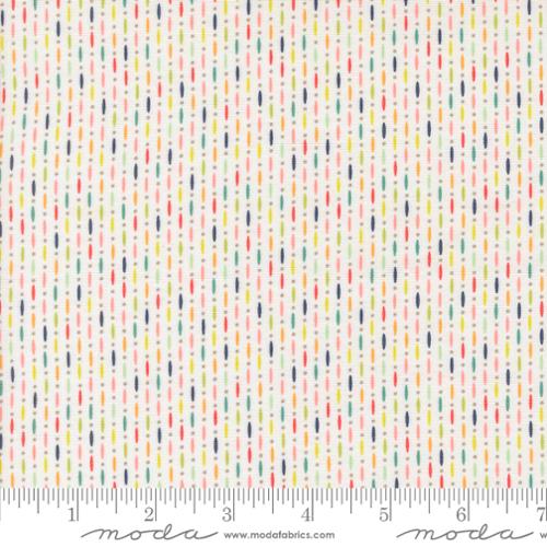 Moda - Raspberry Summer Cloud Stripes - by Sherri & Chelsi 37696 11
