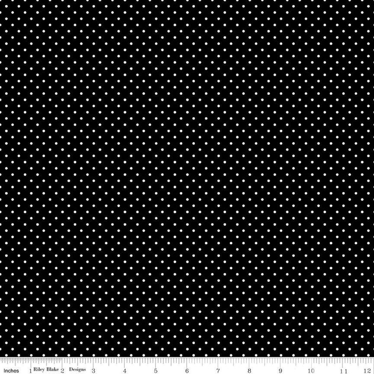 Riley Blake - Swiss Dot - Black