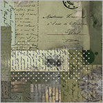 Windham - Boho Chicks, Ephemera, Green - 54564-9
