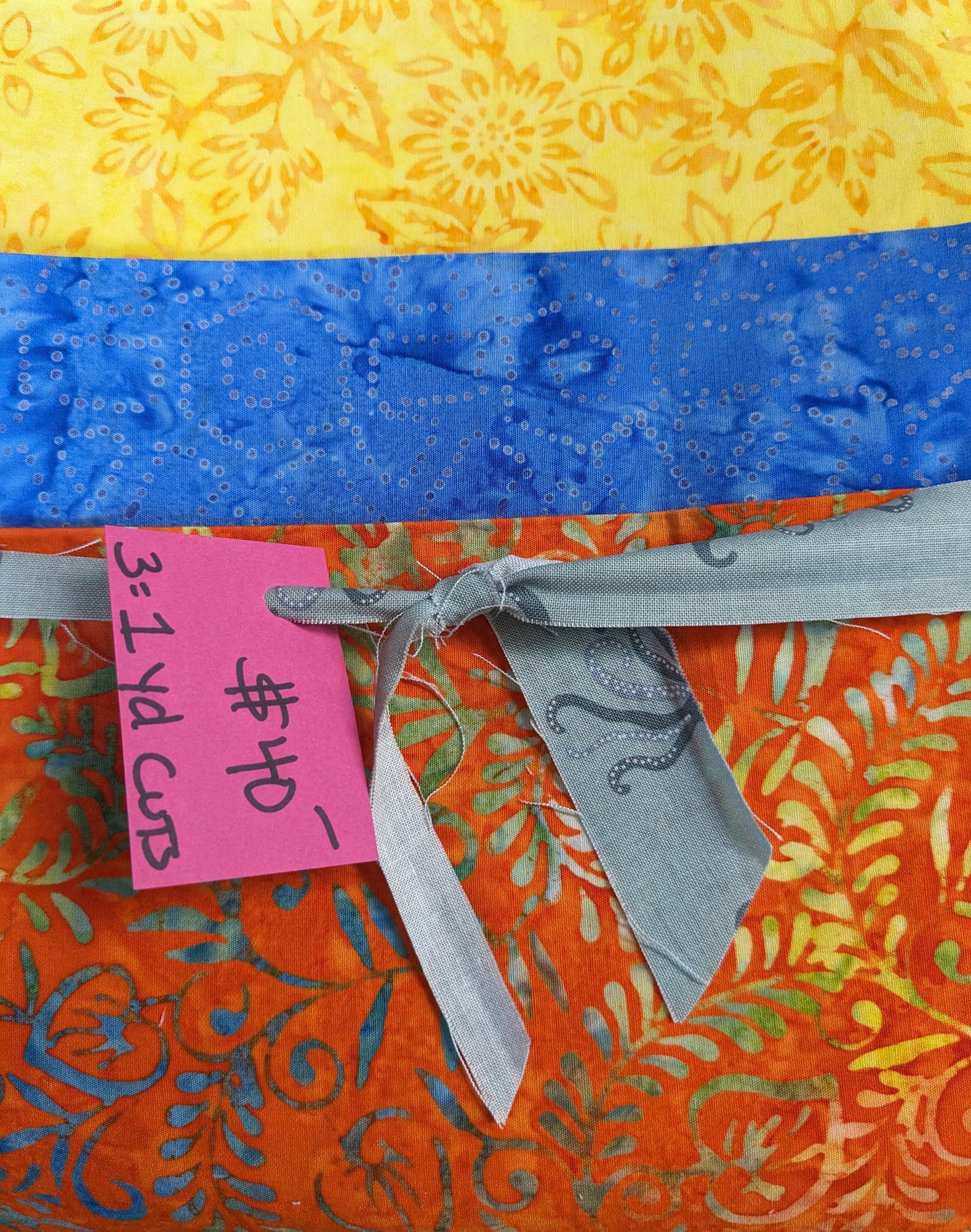 Batik bundle - 1 yard cuts