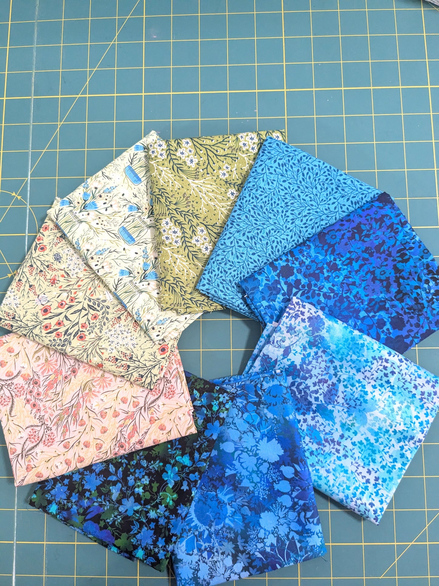 In The Beginning - Whimsy - 9 piece fat quarter bundle