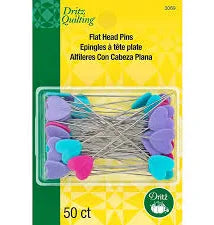 Dritz - Flat Head Heart Pins