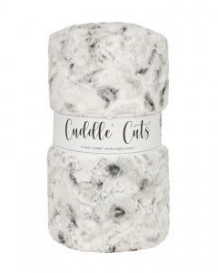 Shannon Fabric - Luxe Cuddle - 2 yard Cuddle Cut - Snowy Owl Alloy