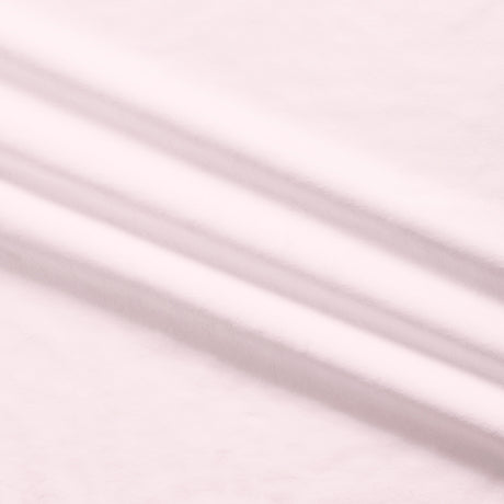 QT Fabrics - SIlky Minky - Solid Light Pink