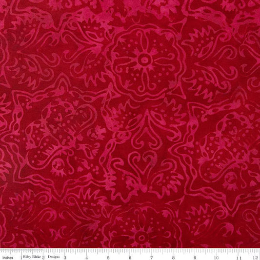 Expressions - Riley Blake - Batiks - Elementals Rainbow Bright - Cerise
