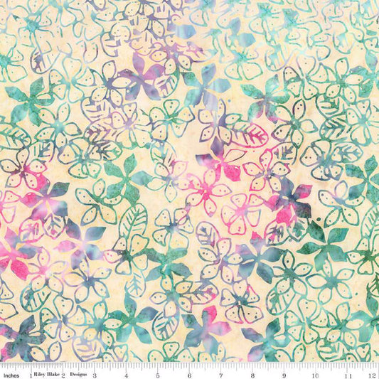 Expressions - Riley Blake - Batiks -A New Day - Powdered Pastels