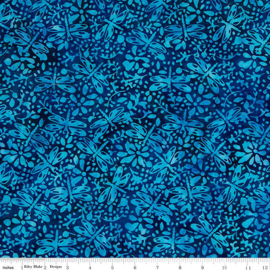 Riley Blake - Batiks - Marine Blue