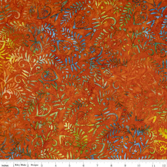 Riley Blake - Batiks - Orange Multi