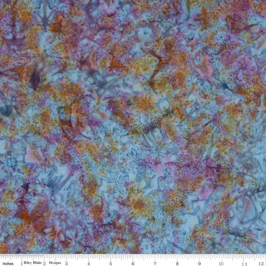 Riley Blake - Batiks - Blue Violet Multi 3