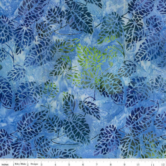 Riley Blake - Batiks - Blue Green Multi
