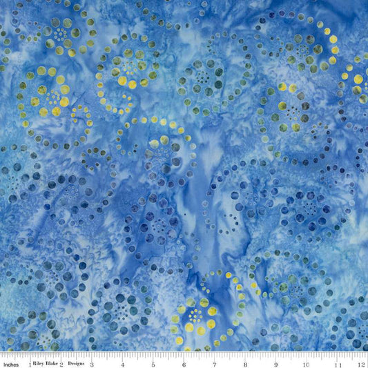 Riley Blake - Cobalt Multi Batiks