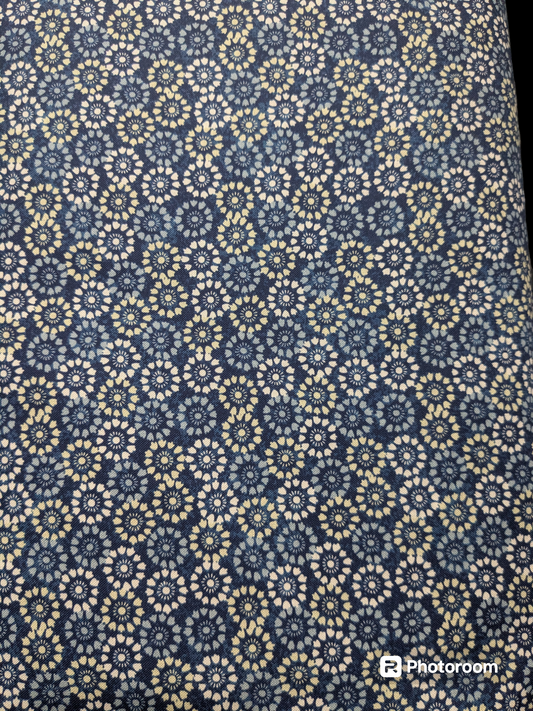 Windham Fabrics - Banyan -Mini Medallion Indigo