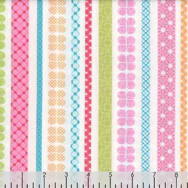 Benatex - Daisy Up Pink Striped Multi