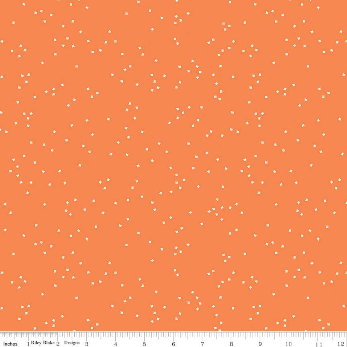 Riley Blake - Blossoms - Pumpkin