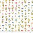 Andover - Color Wheel by Allison Glass Mushrooms white