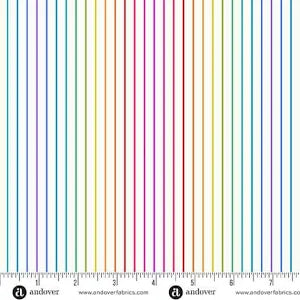 Andover - Color Wheel by Allison Glass Strips on white