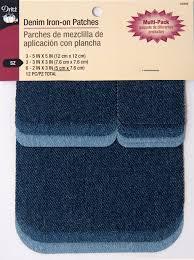Dritz Iron-On Mending Fabric -Denim Multi Pack