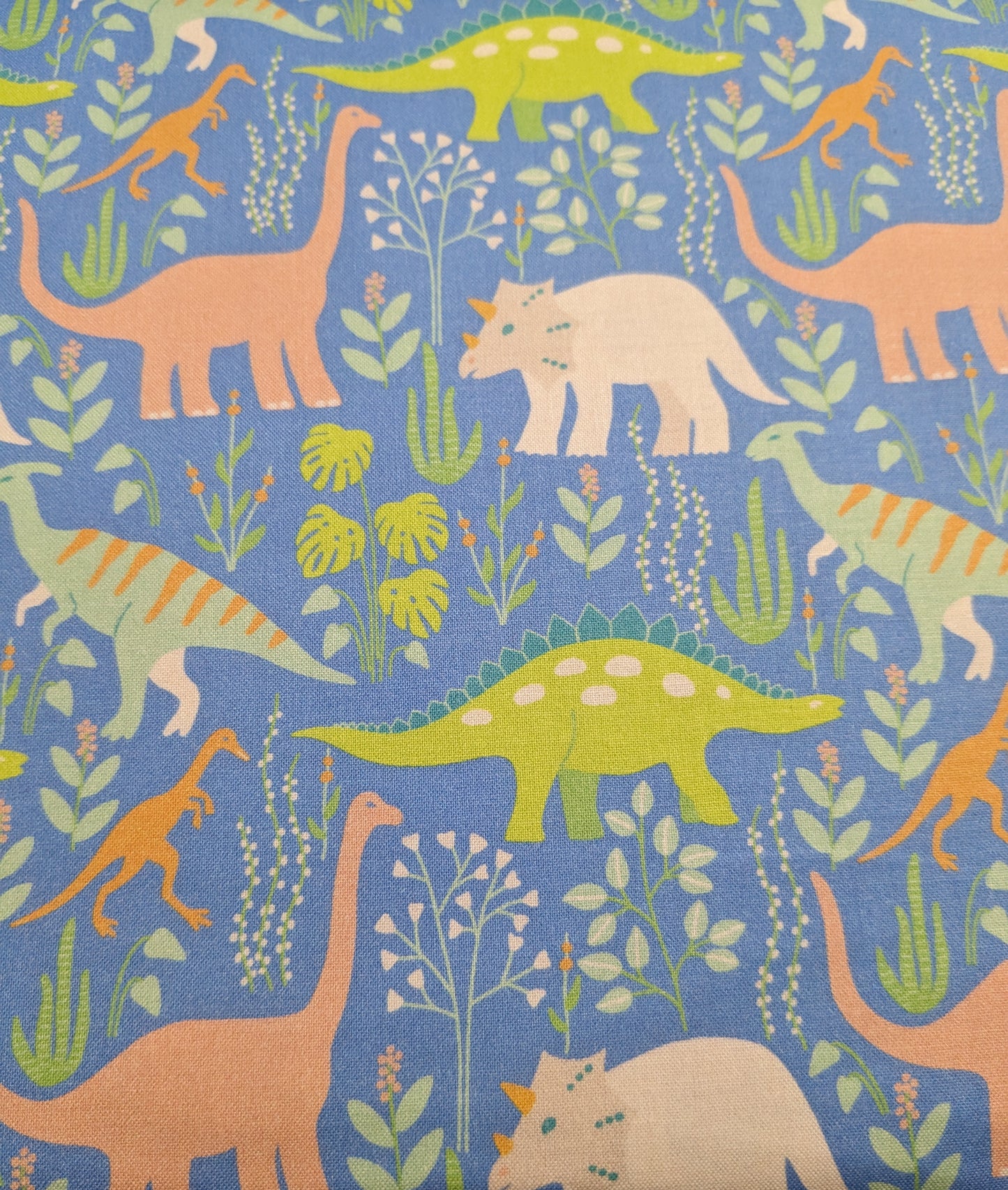 Paintbrush Studio Fabrics - Dinosaur stories - Blue