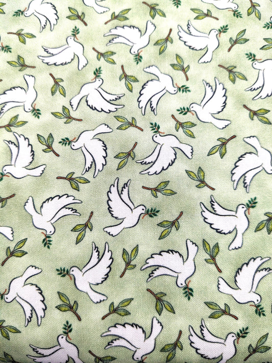 QT Fabrics - Rejoice - Doves