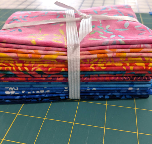 Anthology - Batik - Assortment of 10 fat quarters