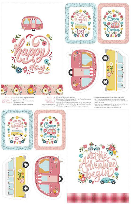 Riley Blake - Gone Glamping Panel 36" x56"