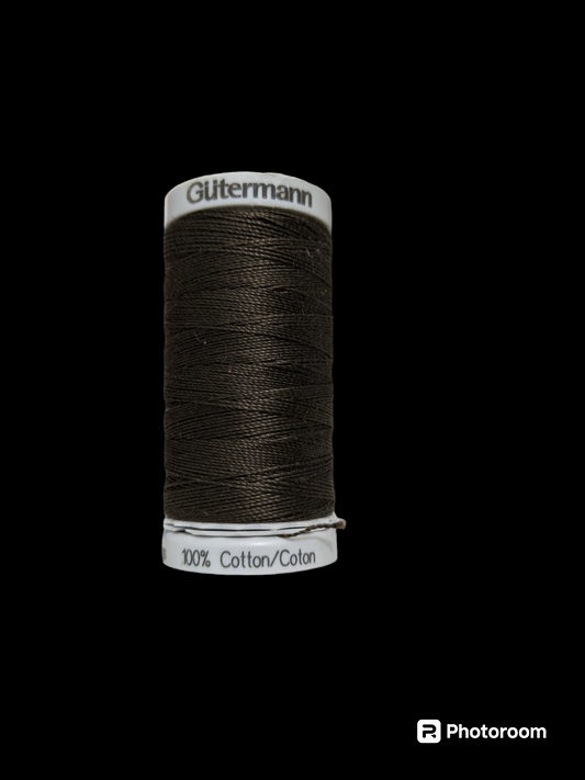 Gutermann Cotton 12 #1712 Dark Brown