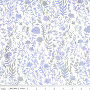 Expressions - Riley Blake - Batiks -   Floral Grid - Lavender Blue