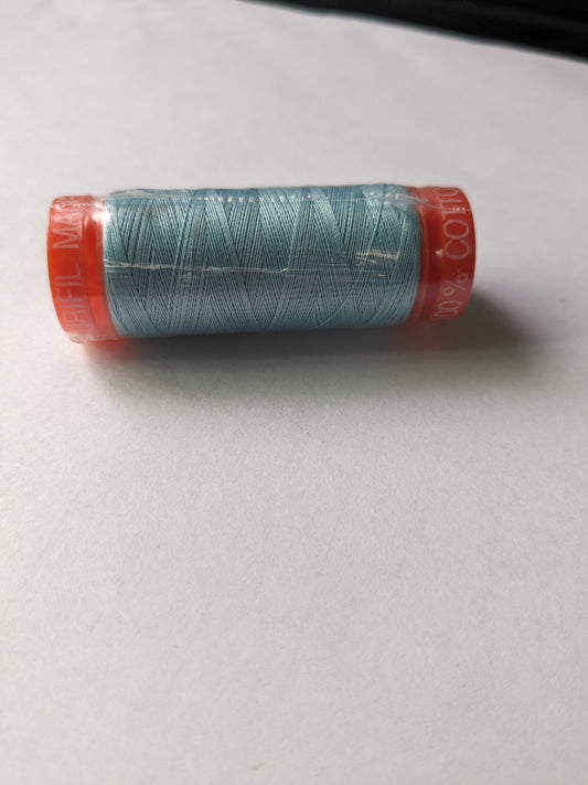 Aurifil Thread - Light Grey Turquoise