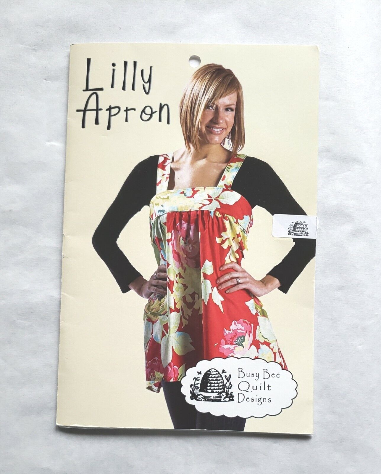 Busy Bee Quilt Designs - Lilly Apron Pattern